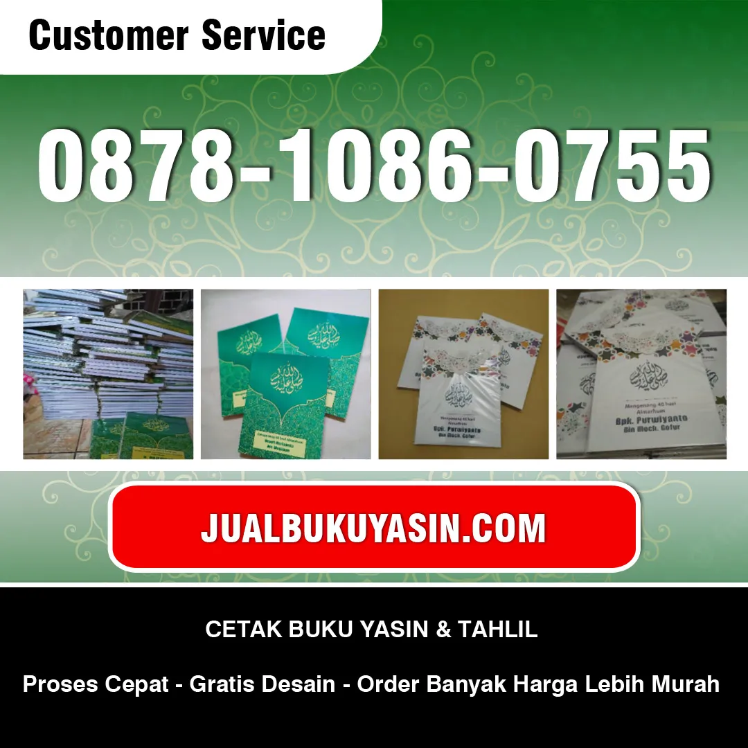 Cetak Buku Yasin Manding Sumenep