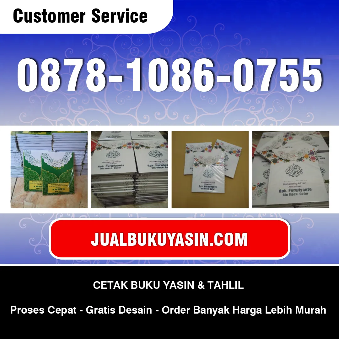 Cetak Buku Yasin Mojo Kediri
