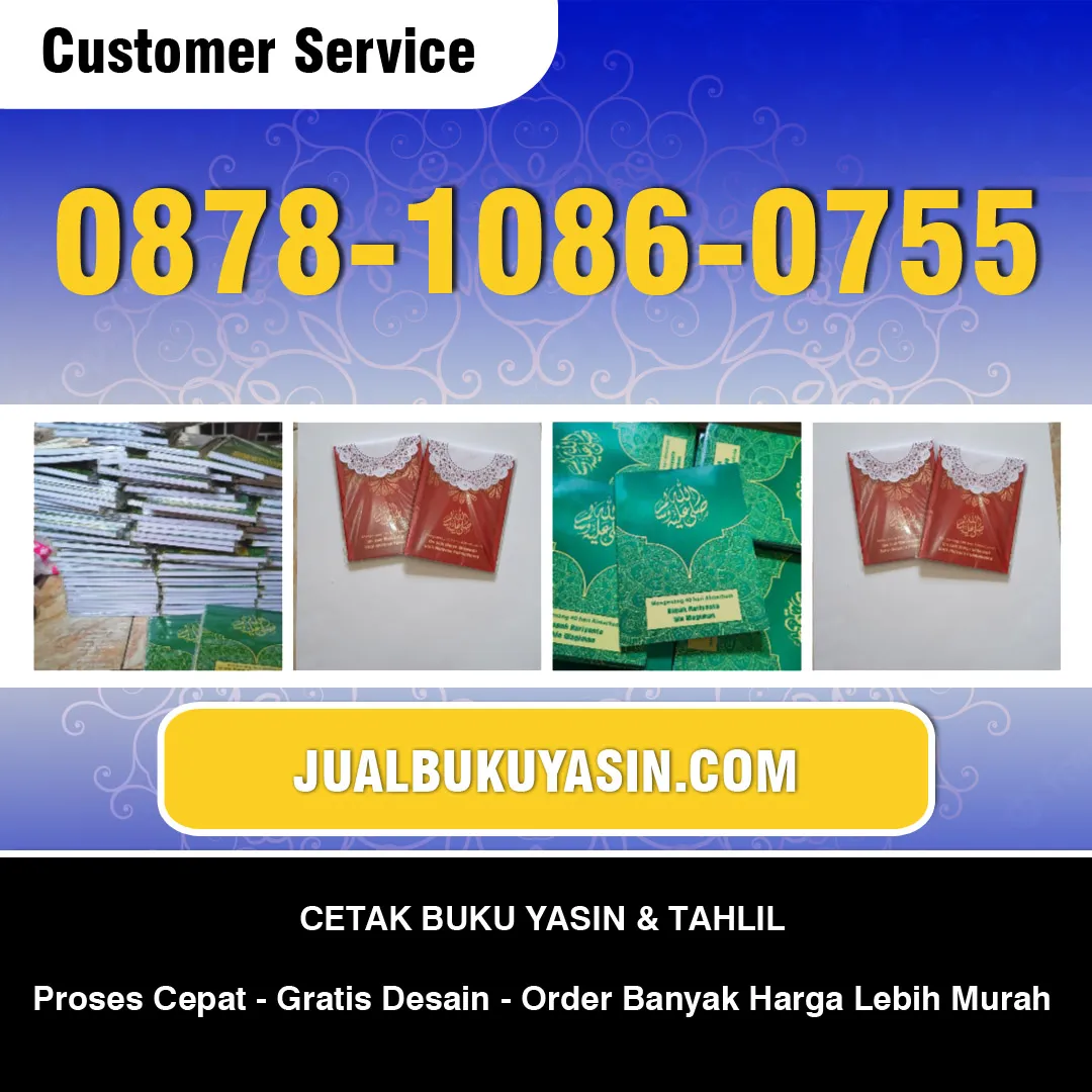 Cetak Buku Yasin Mojosari Mojokerto