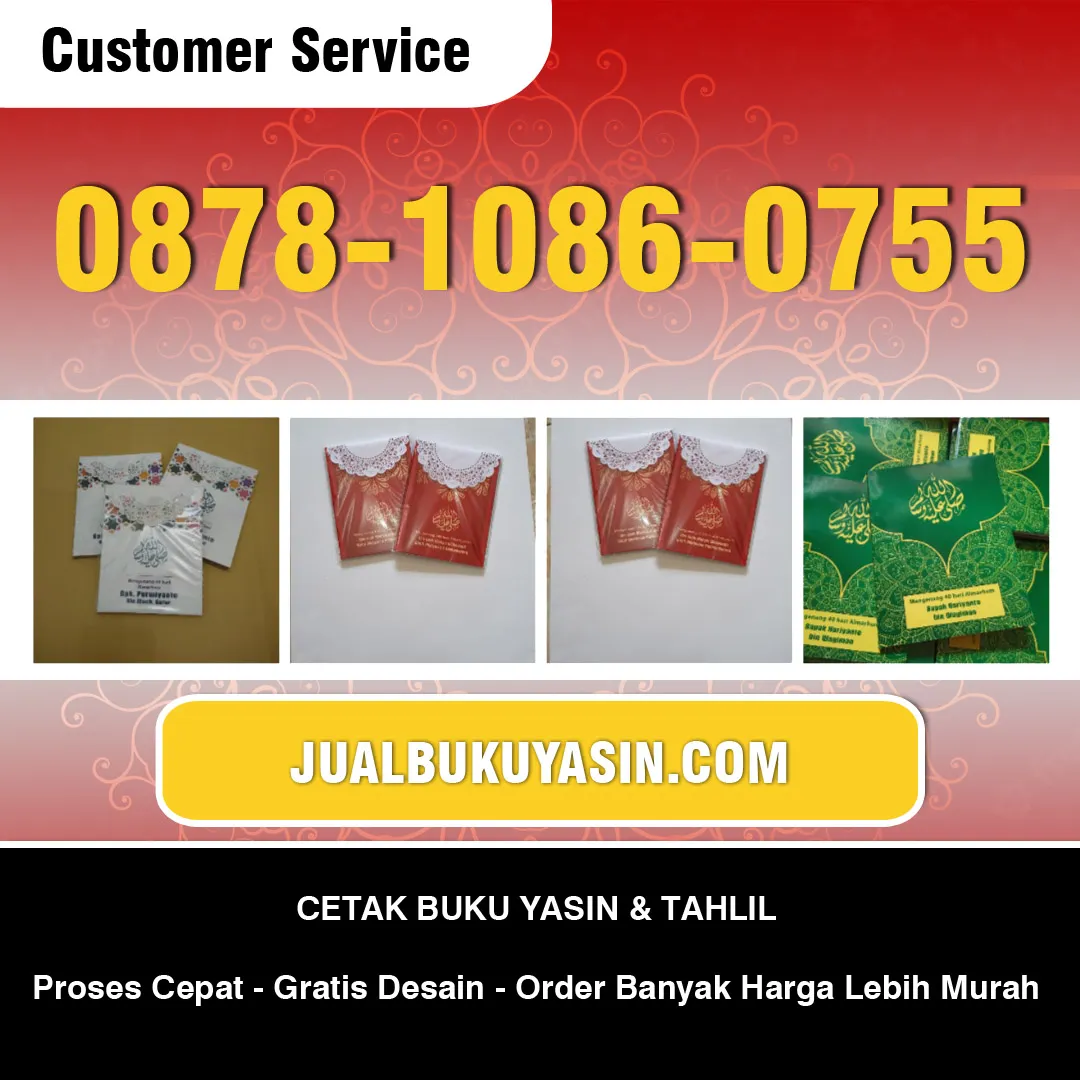 Cetak Buku Yasin Mojowarno Jombang