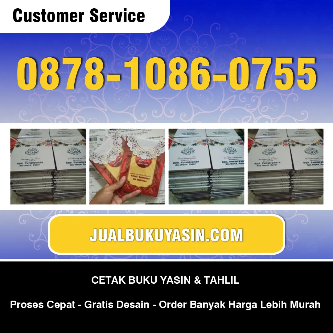 Cetak Buku Yasin Montong Tuban