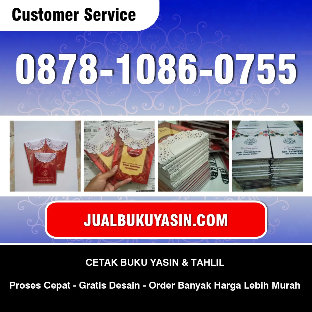 Cetak Buku Yasin Ngantru Tulungagung