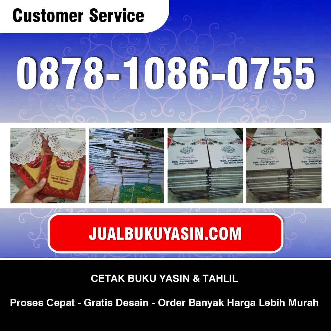 Cetak Buku Yasin Ngariboyo Magetan