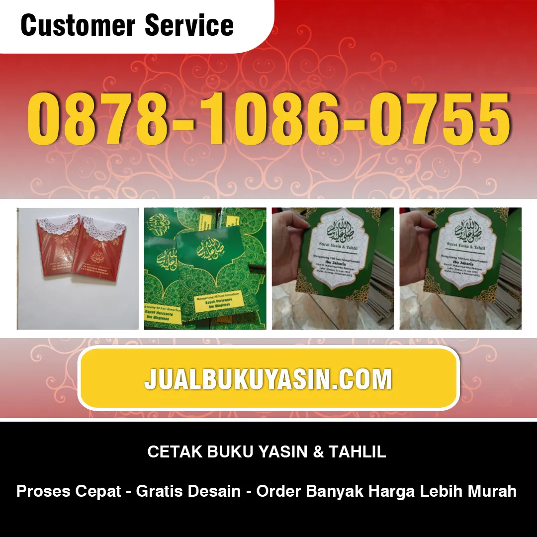 Cetak Buku Yasin Omben Sampang