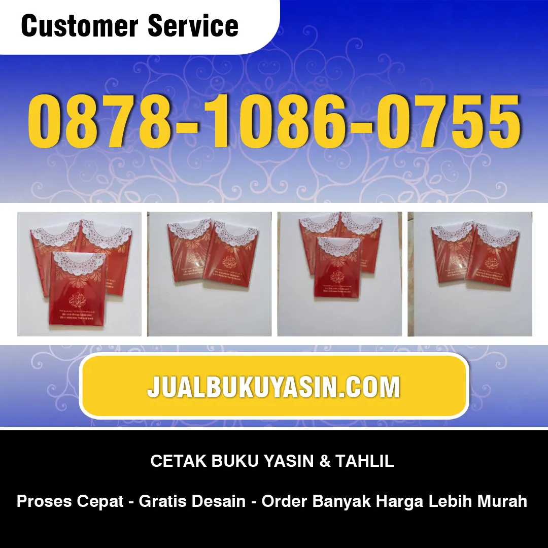 Cetak Buku Yasin Padang Lumajang