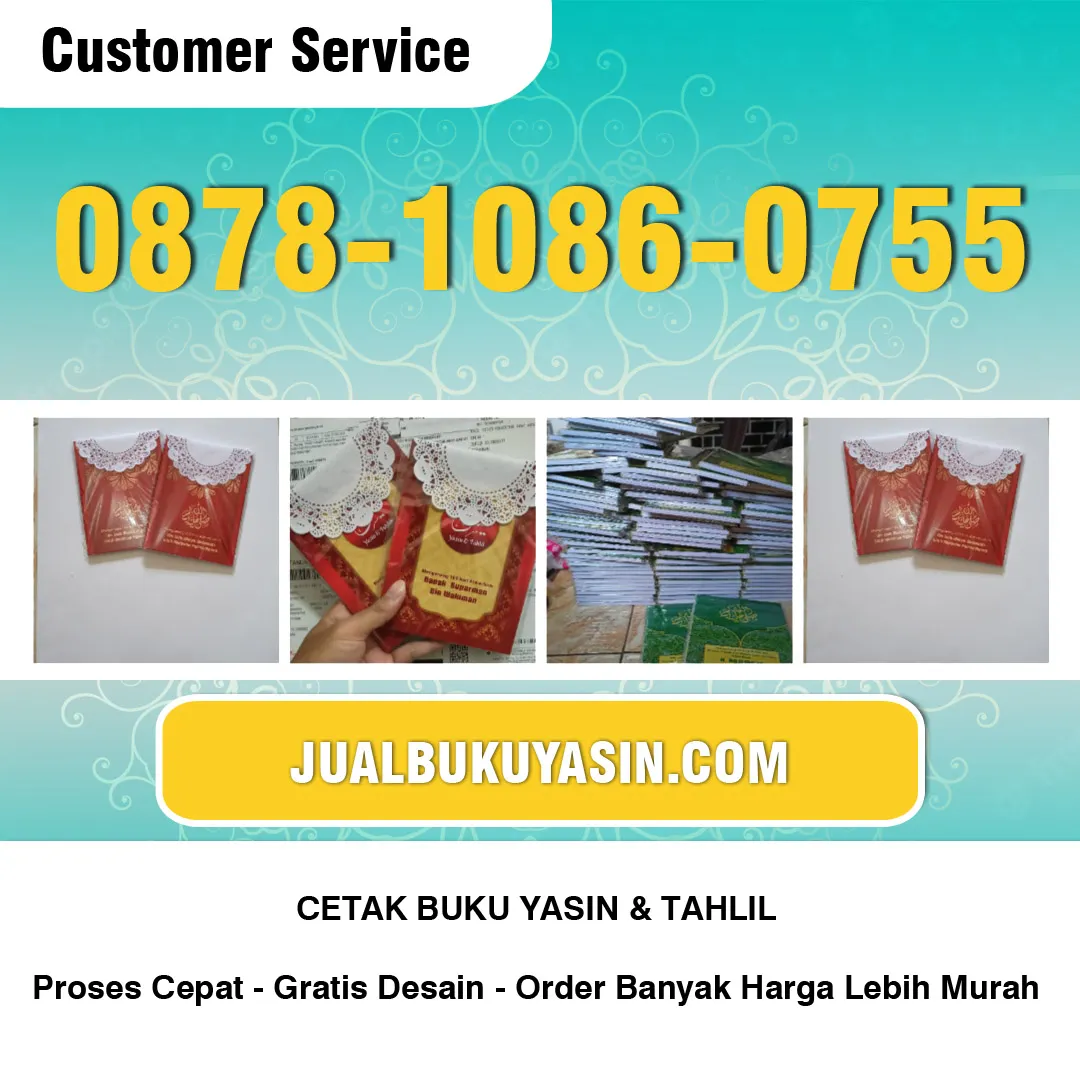 Cetak Buku Yasin Pakem Bondowoso