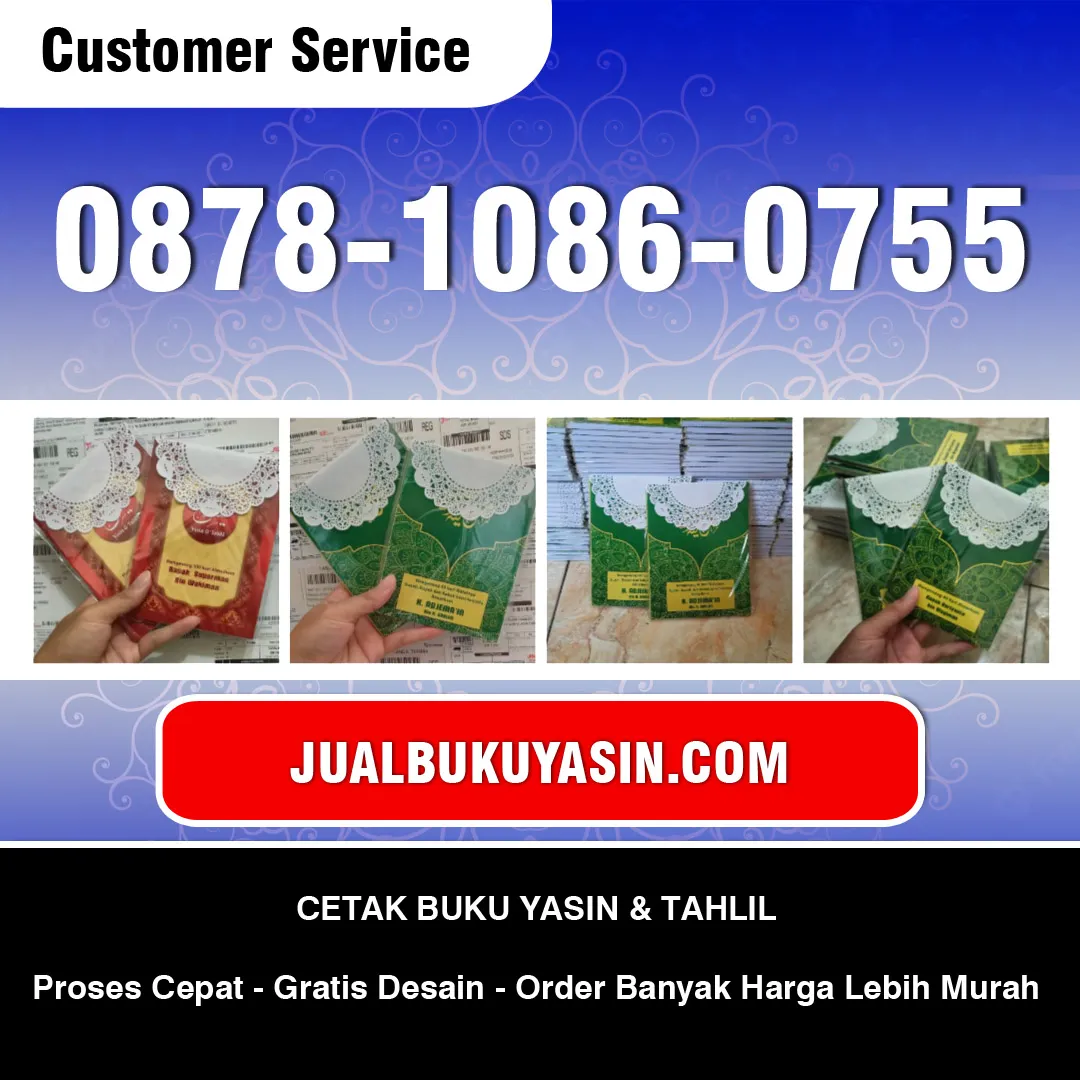 Cetak Buku Yasin Panggul Trenggalek