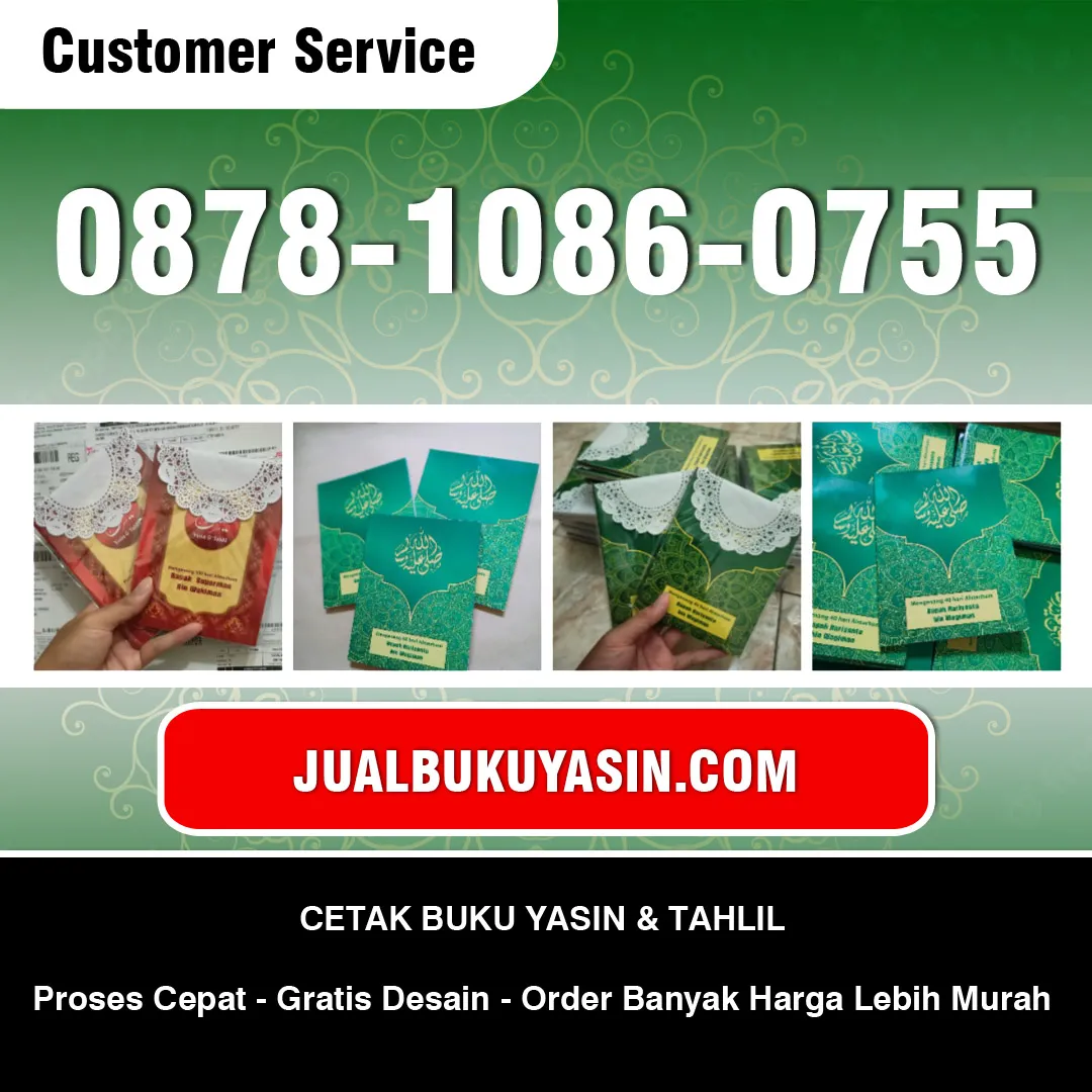 Cetak Buku Yasin Panggungrejo Blitar