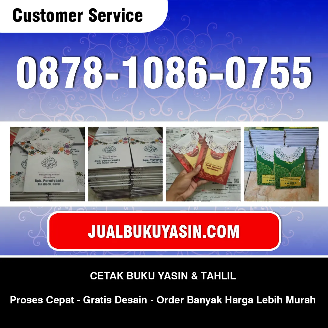 Cetak Buku Yasin Panti Jember