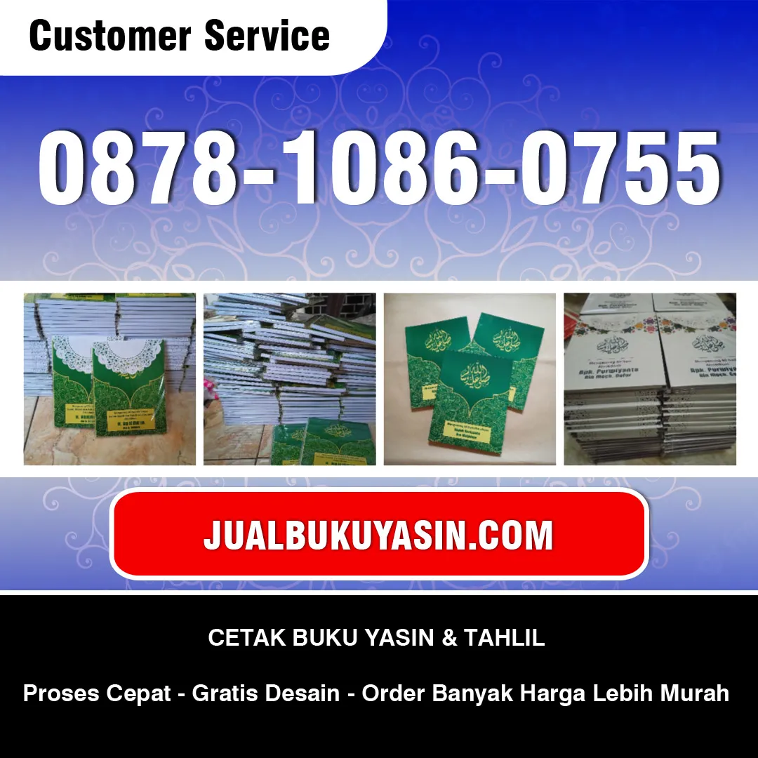 Cetak Buku Yasin Pare Kediri