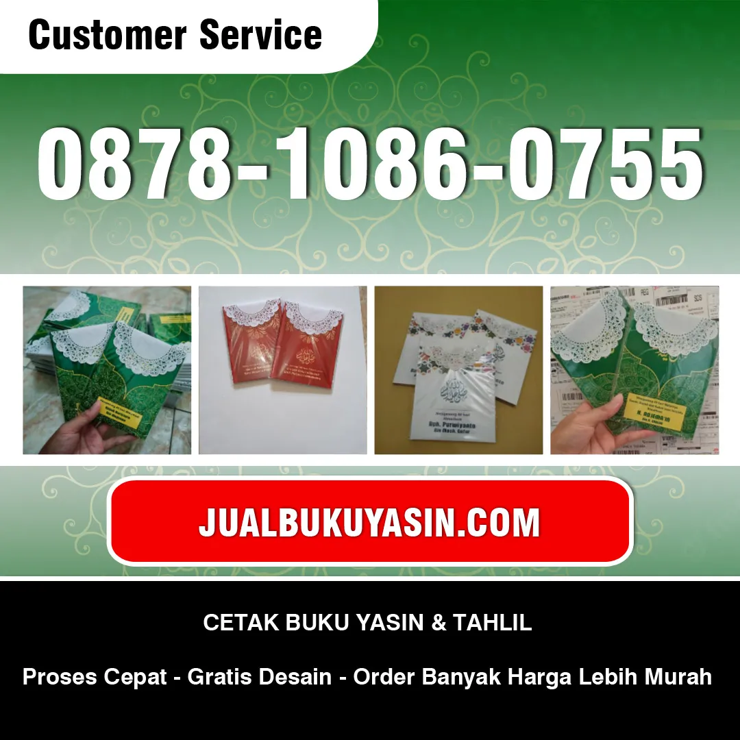 Cetak Buku Yasin Pasongsongan Sumenep