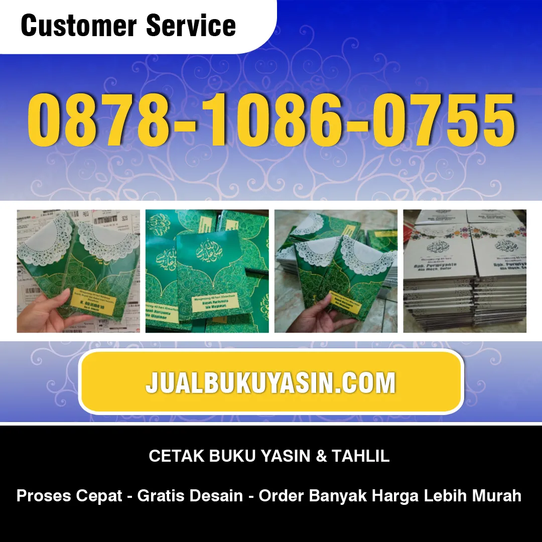 Cetak Buku Yasin Perak Jombang