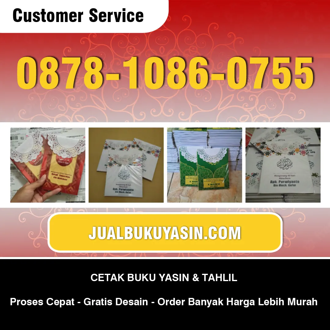 Cetak Buku Yasin Pilangkenceng Madiun