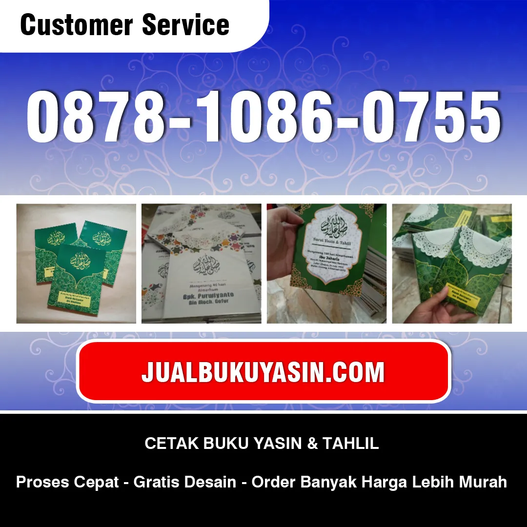 Cetak Buku Yasin Plemahan Kediri
