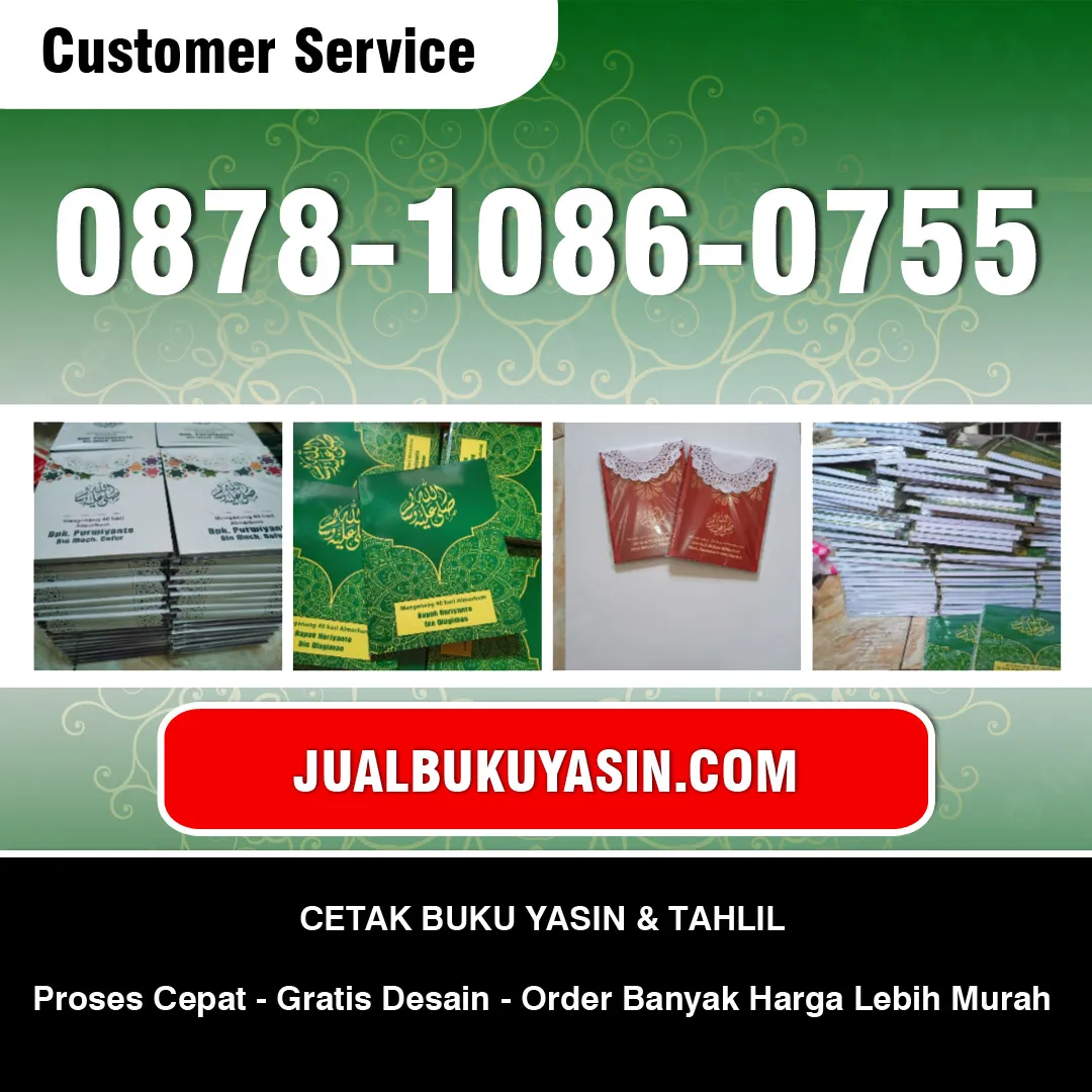 Cetak Buku Yasin Pungging Mojokerto