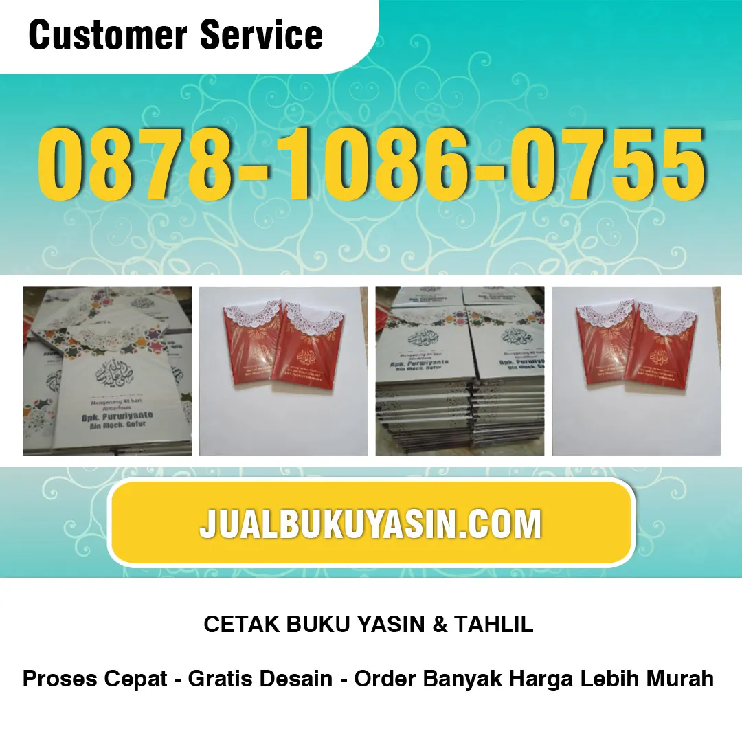 Cetak Buku Yasin Randuagung Lumajang