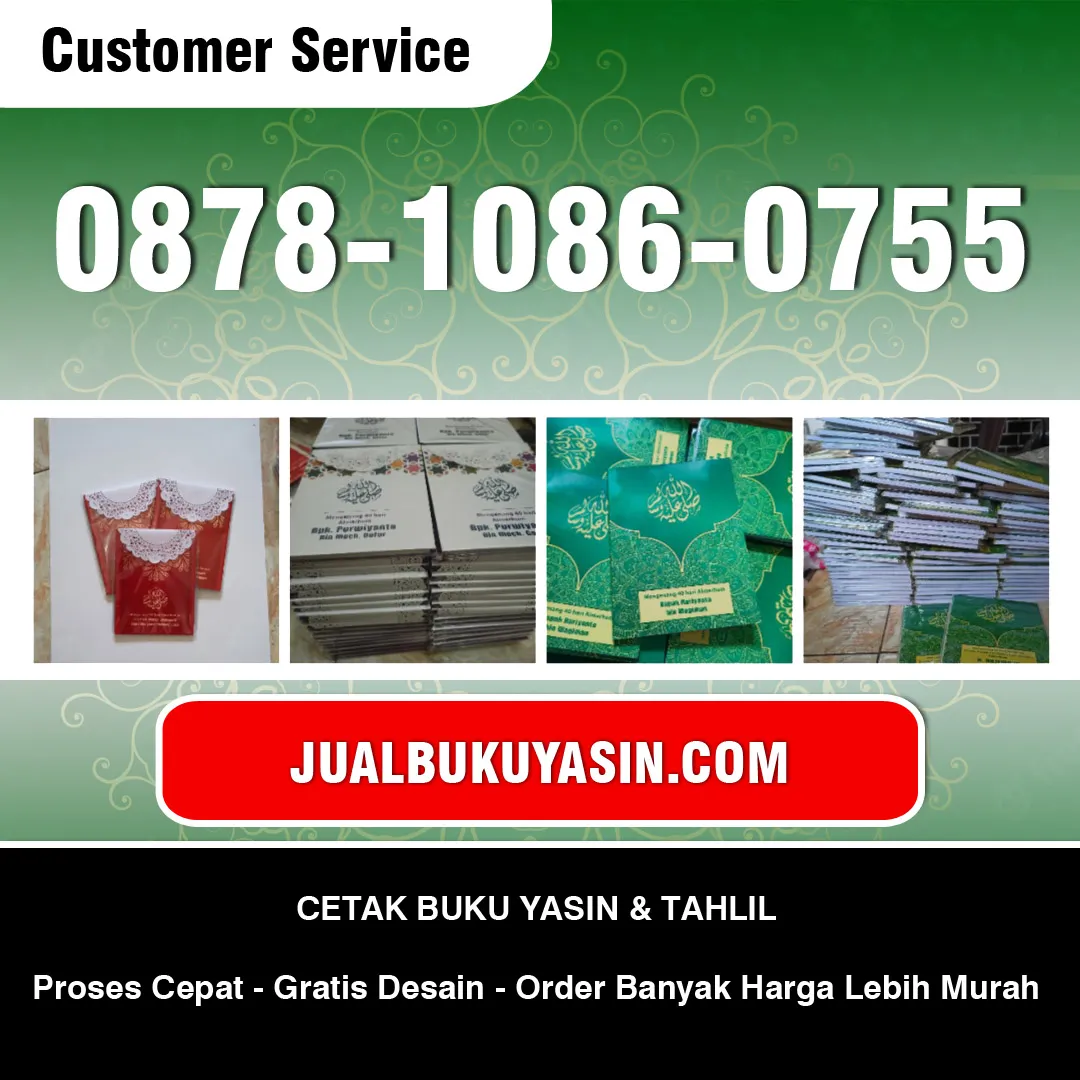 Cetak Buku Yasin Rejoso Pasuruan