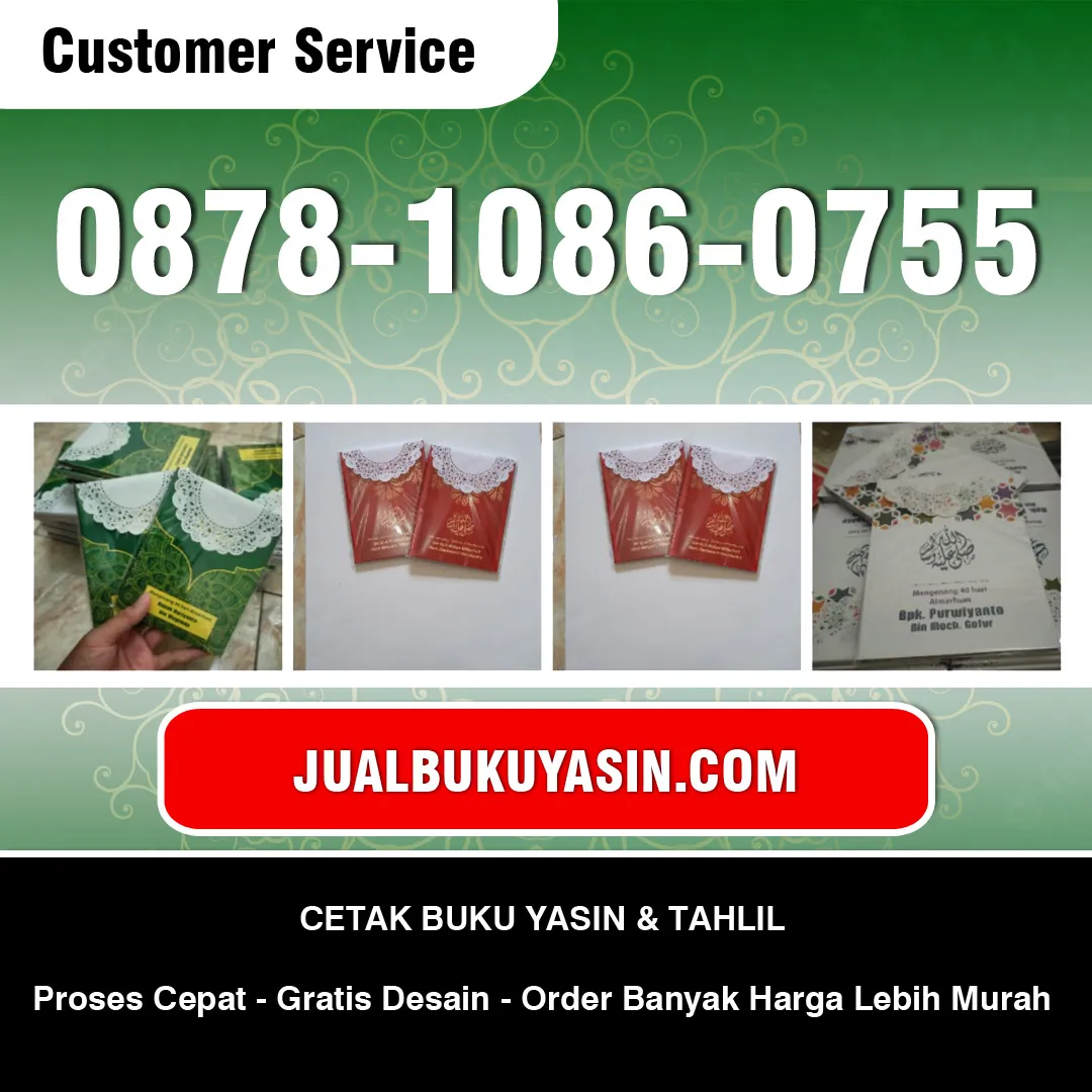 Cetak Buku Yasin Sampang