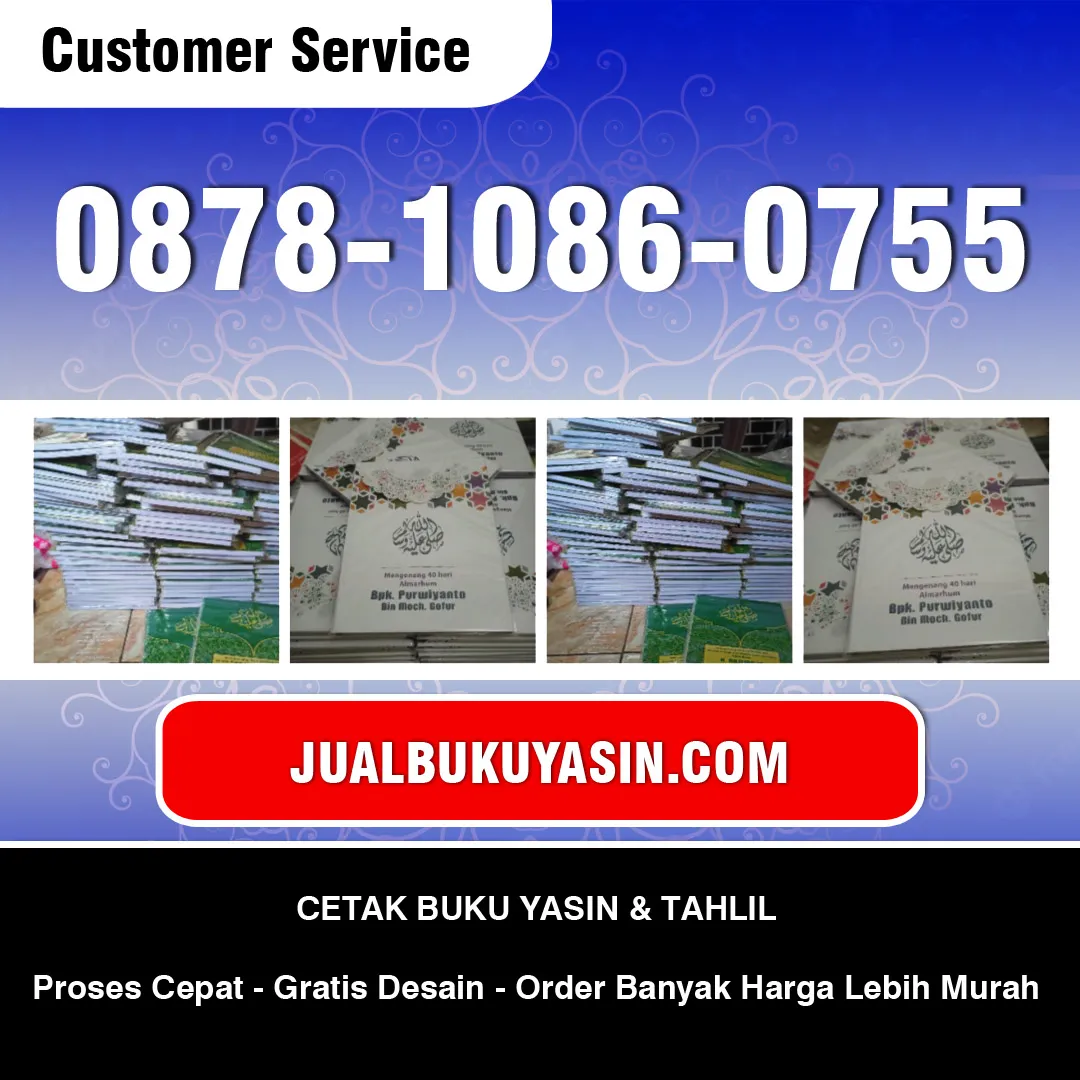 Cetak Buku Yasin Sanan Wetan Blitar