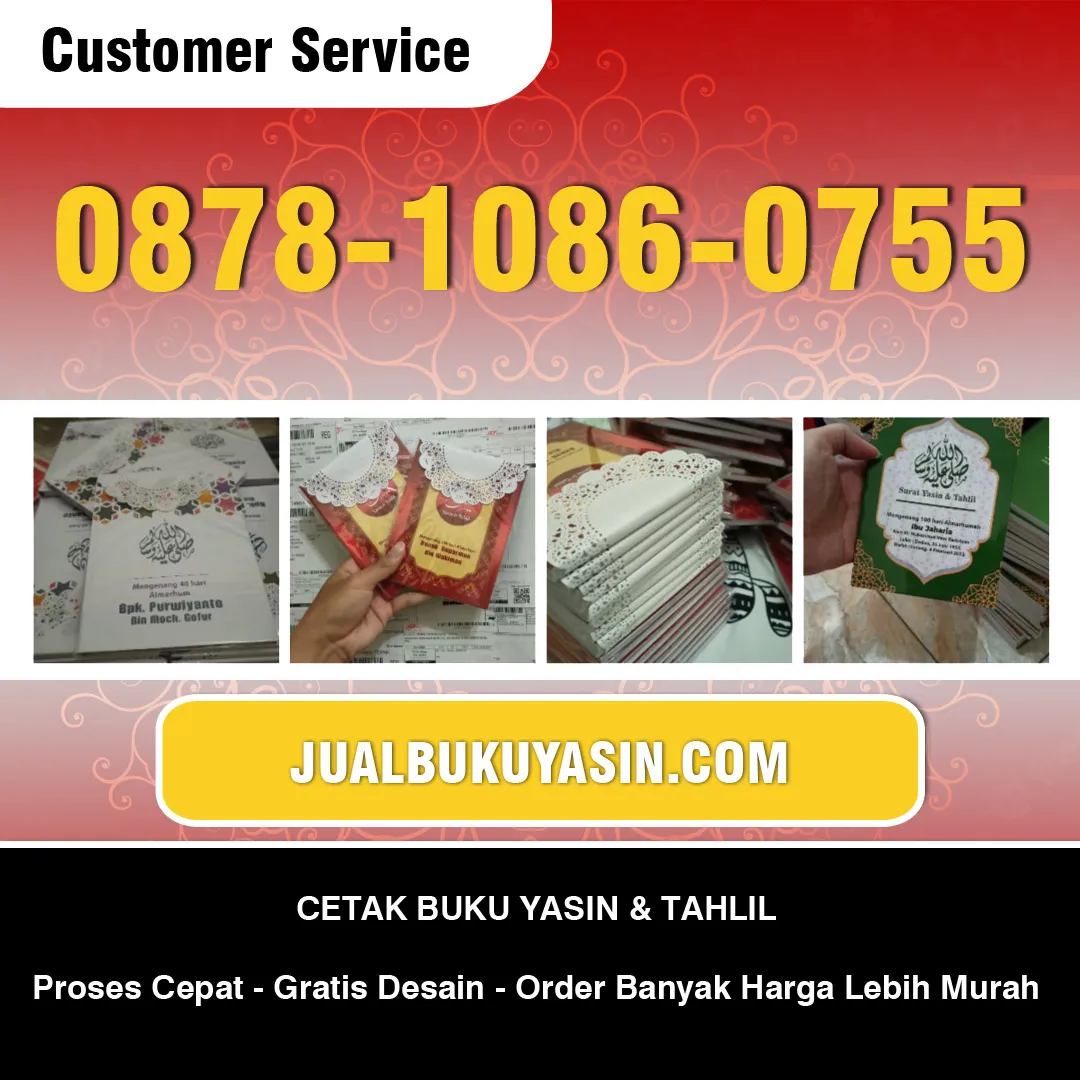 Cetak Buku Yasin Selorejo Blitar