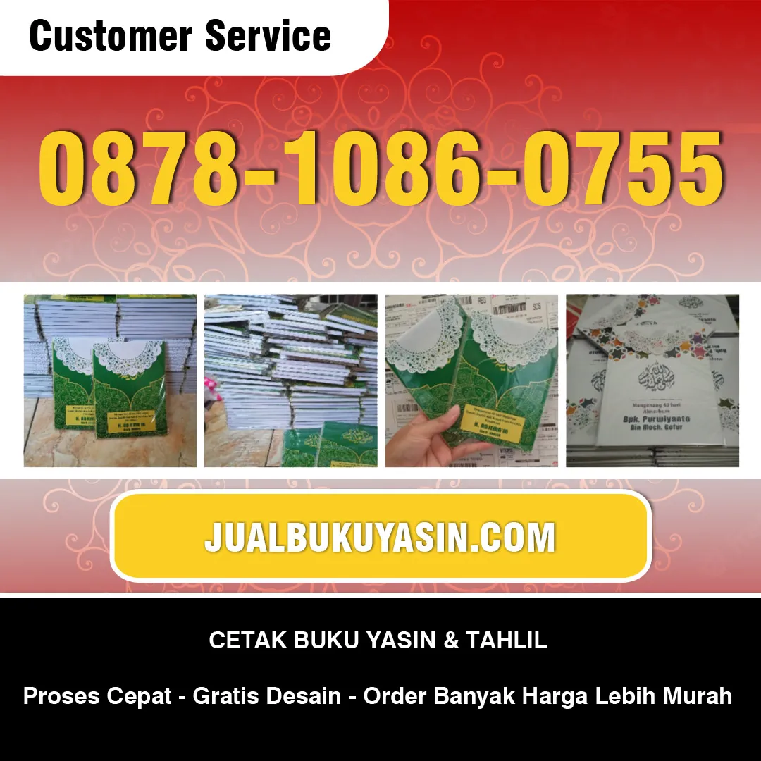 Cetak Buku Yasin Senduro Lumajang