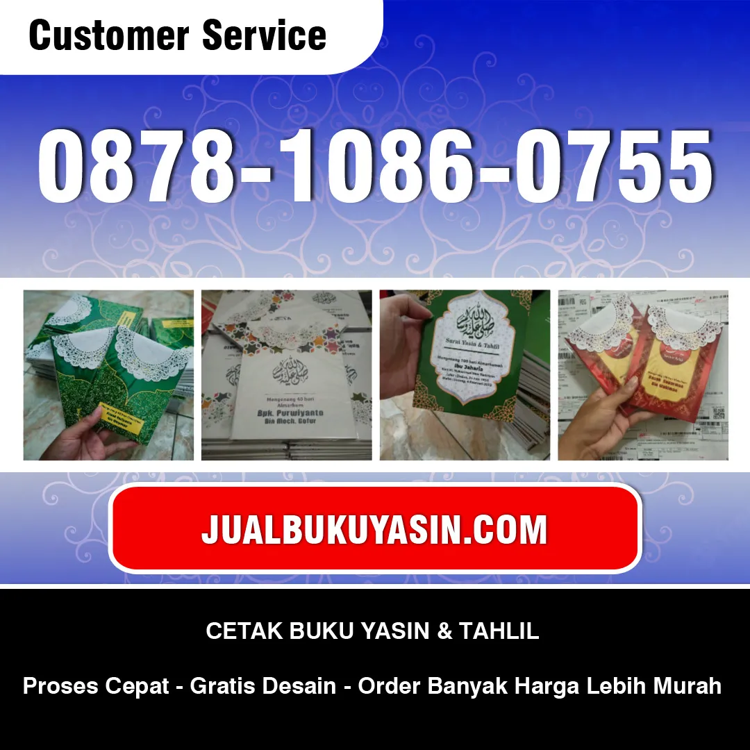 Cetak Buku Yasin Sepulu Bangkalan