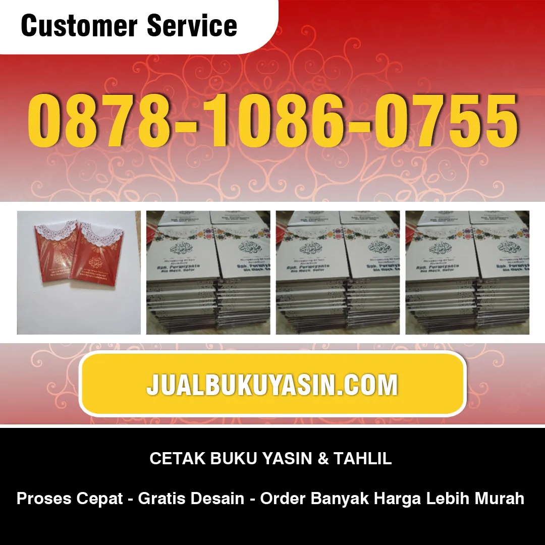 Cetak Buku Yasin Singgahan Tuban