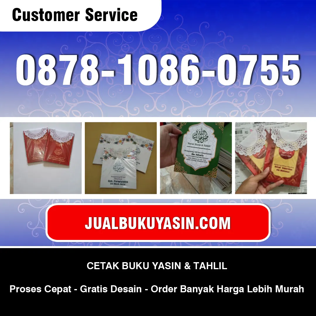 Cetak Buku Yasin Sooko Mojokerto