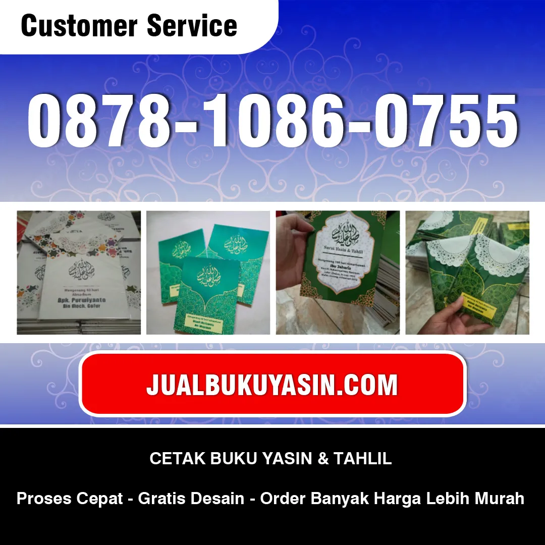 Cetak Buku Yasin Sugihwaras Bojonegoro