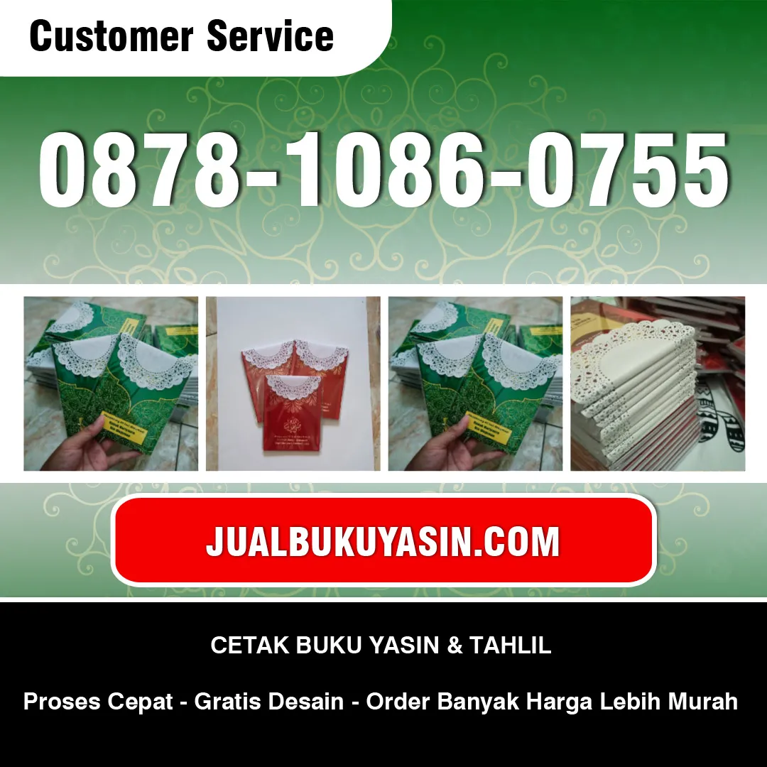 Cetak Buku Yasin Sukomanunggal Surabaya