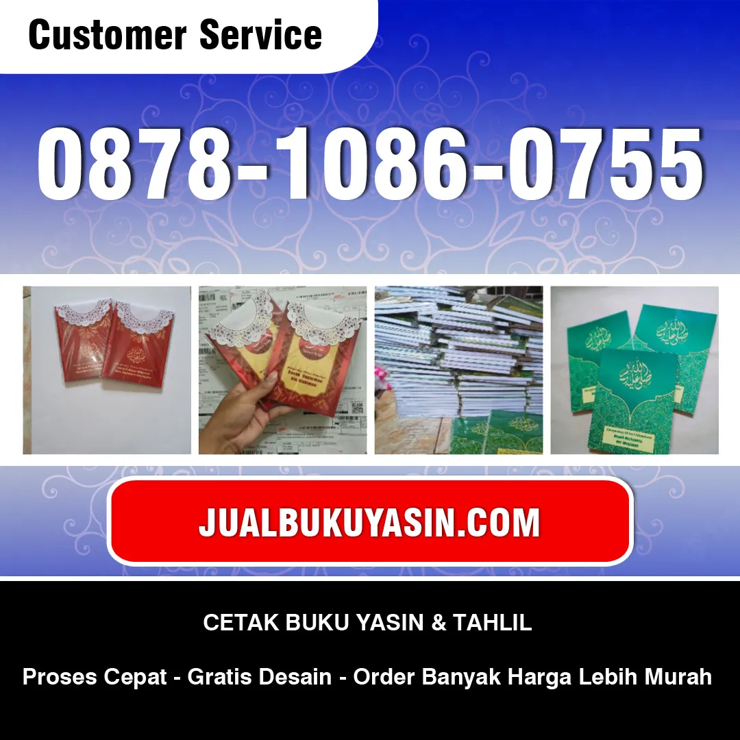 Cetak Buku Yasin Sukomoro Nganjuk