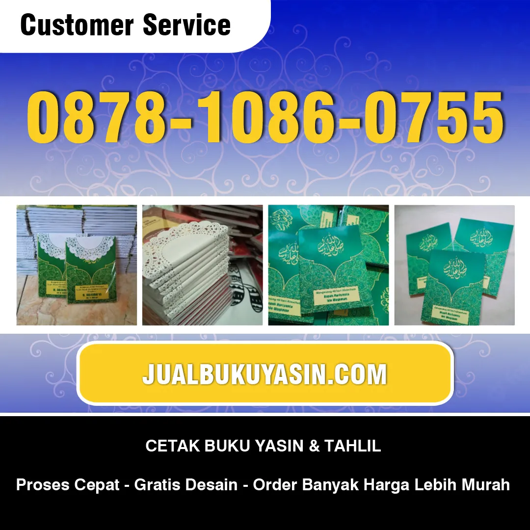 Cetak Buku Yasin Sukorame Lamongan