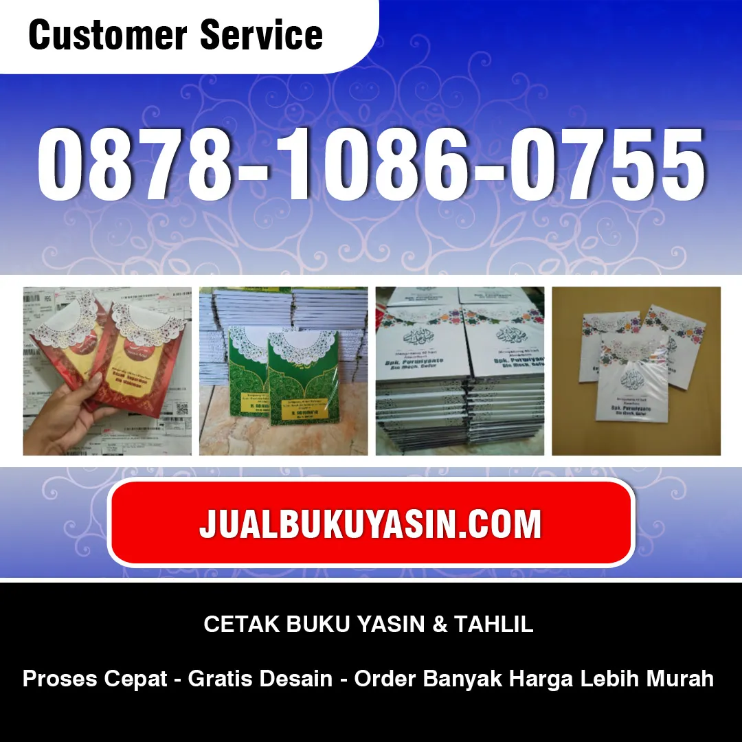 Cetak Buku Yasin Sumbergempol Tulungagung