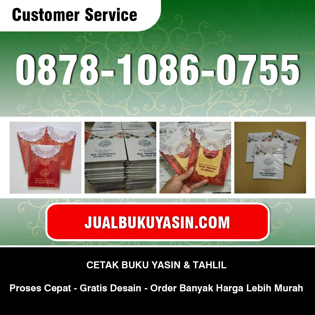 Cetak Buku Yasin Tambakboyo Tuban