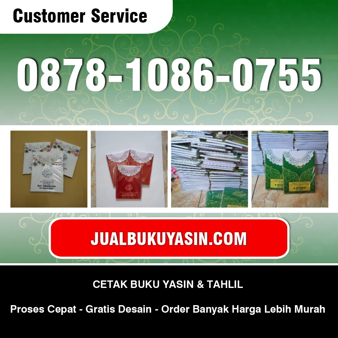 Cetak Buku Yasin Tanjunganom Nganjuk