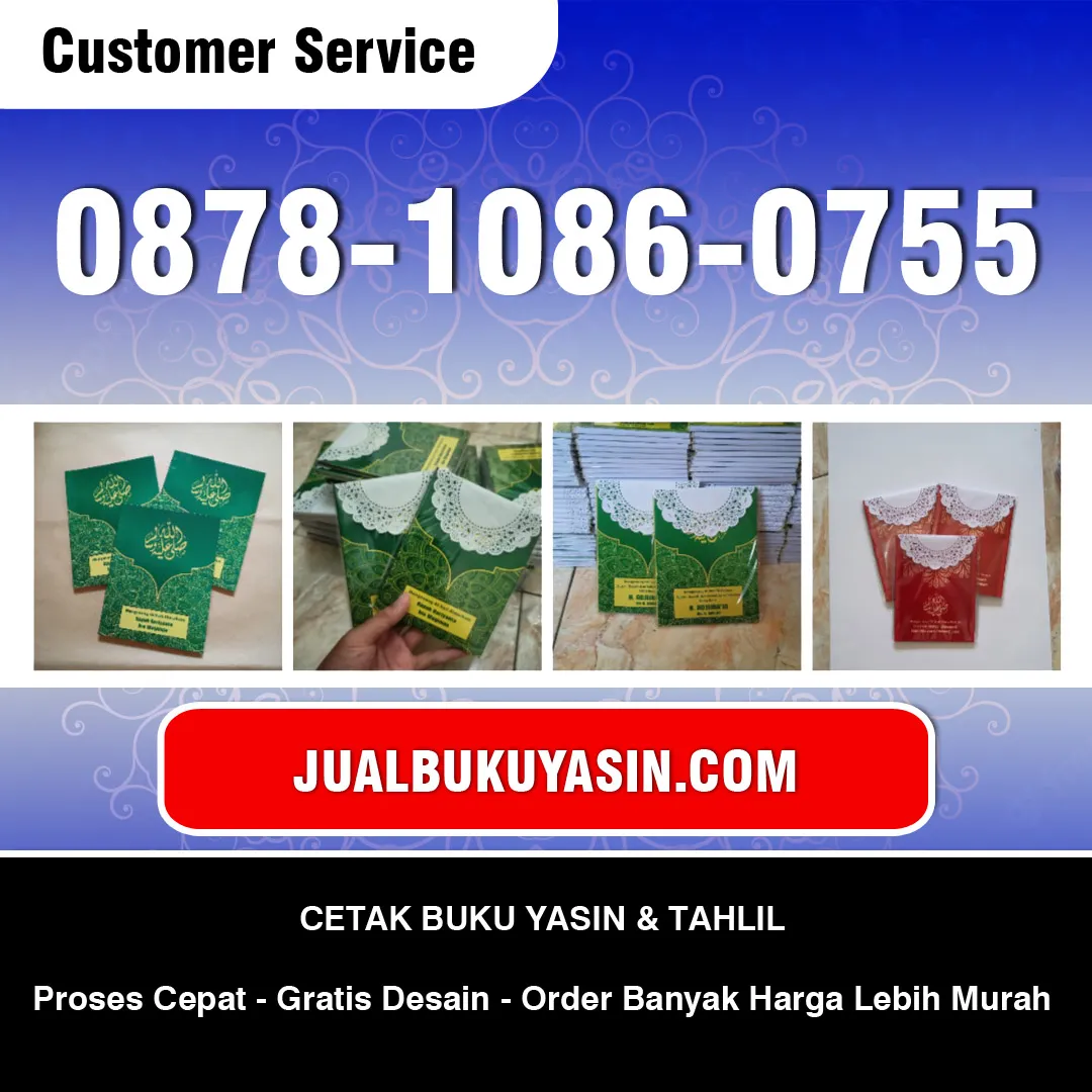 Cetak Buku Yasin Tegalampel Bondowoso