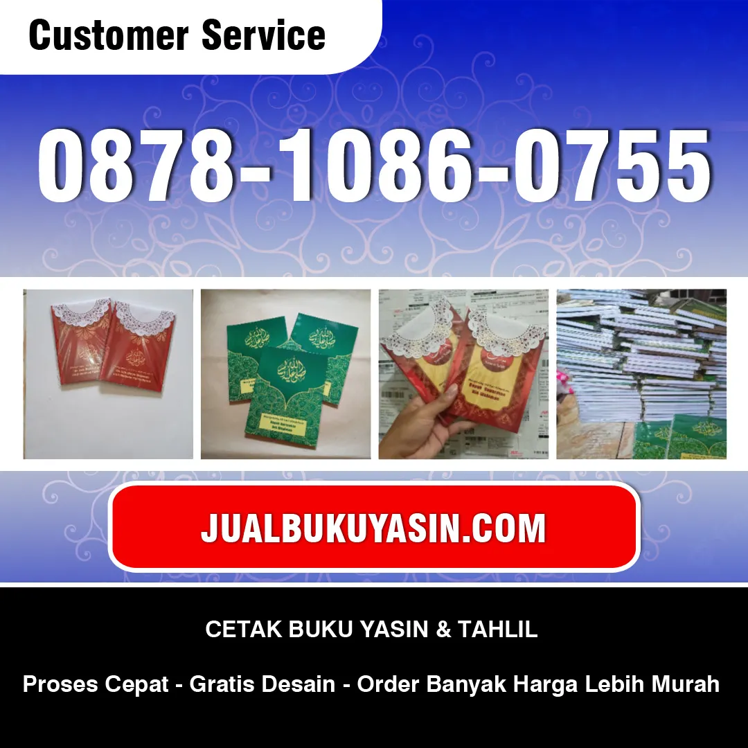 Cetak Buku Yasin Tegaldlimo Banyuwangi