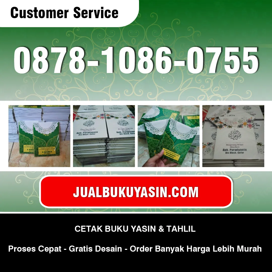 Cetak Buku Yasin Tegalsari Surabaya