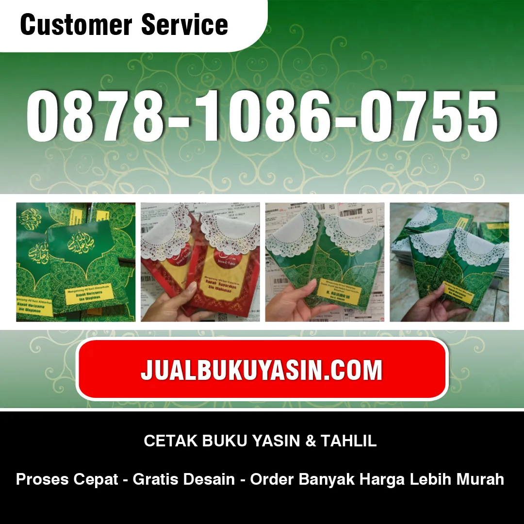 Cetak Buku Yasin Tugu Trenggalek