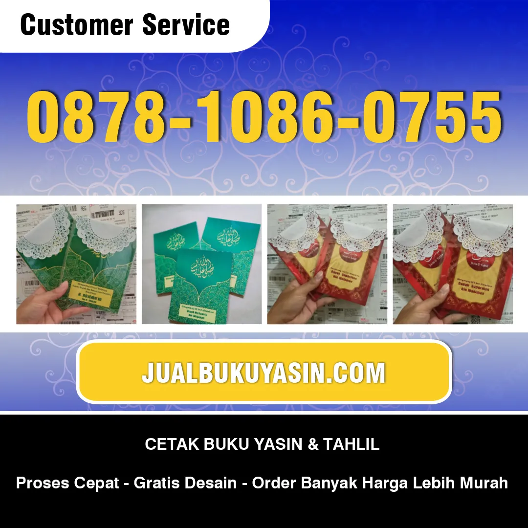 Cetak Buku Yasin Watulimo Trenggalek