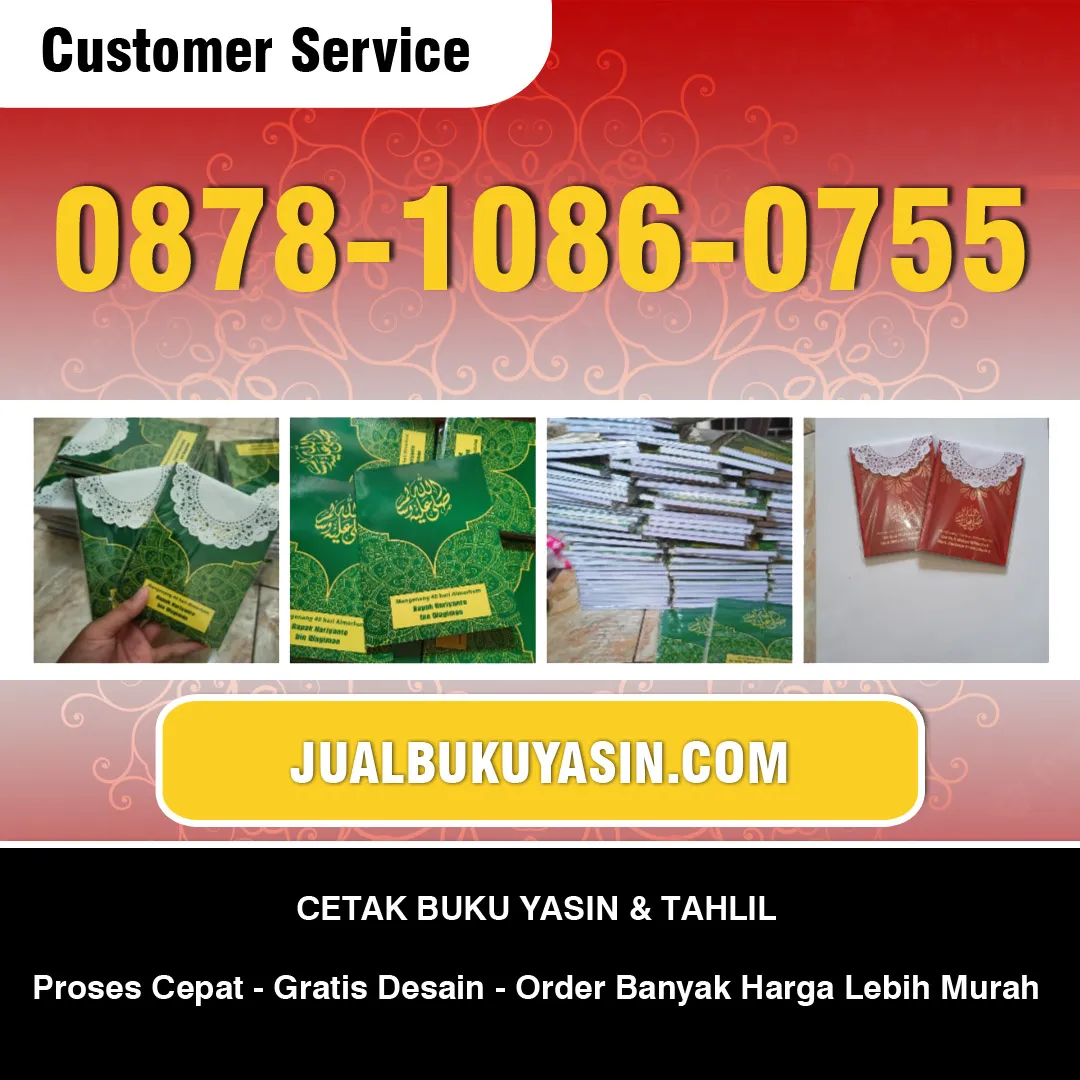 Cetak Buku Yasin Widodaren Ngawi