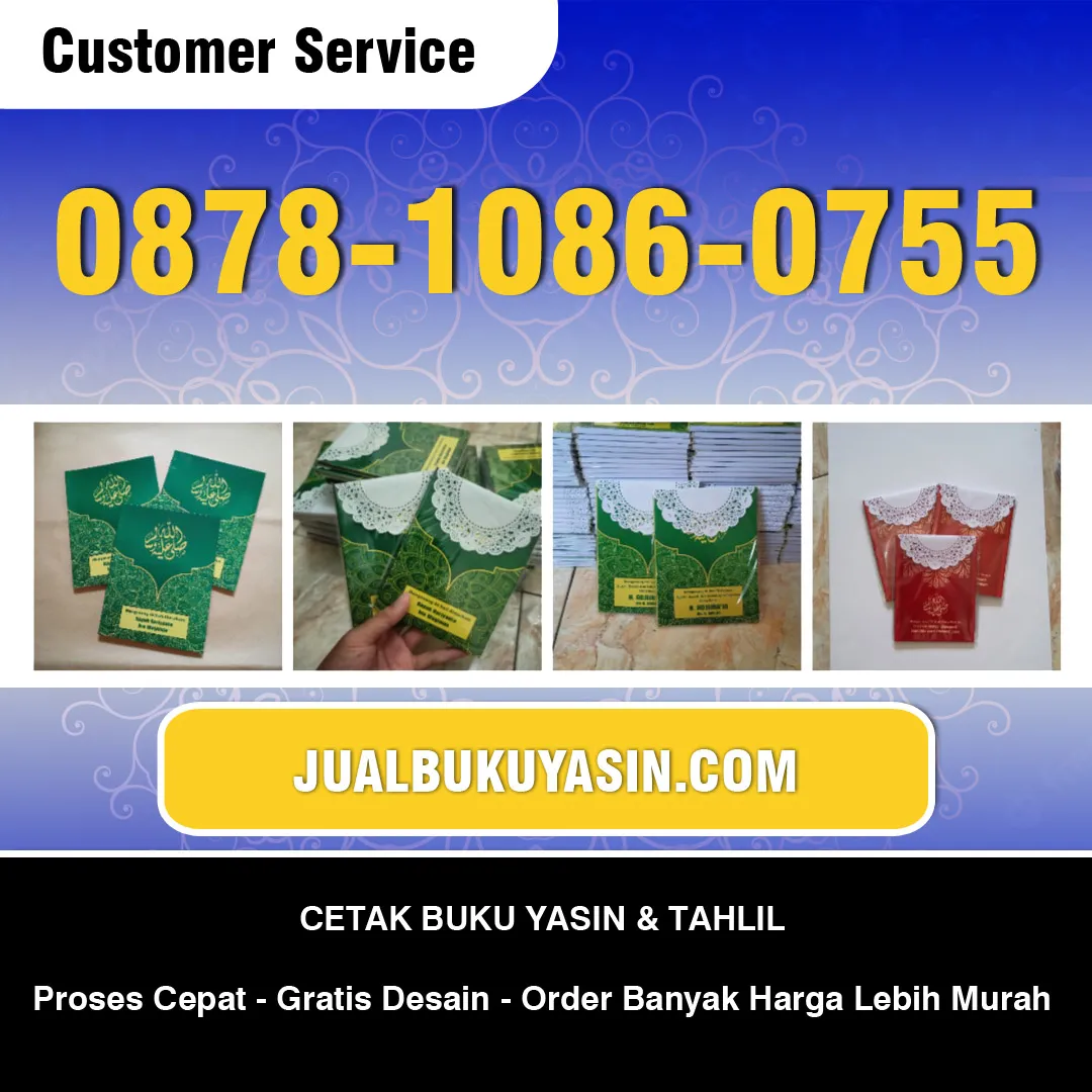 Cetak Buku Yasin Wonoasri Madiun